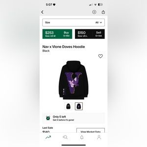 NAV X VLONE Doves Hoodie